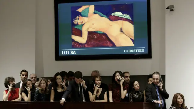 "Оголена, що лежить" Модільяні