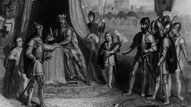 1215年約翰國王簽署的《大憲章》,第一次明確了「陪審團裁決」的法律地位。《大憲章》中申明:「一個自由的人不能被囚禁…除非他的同類做出這樣的判斷」。