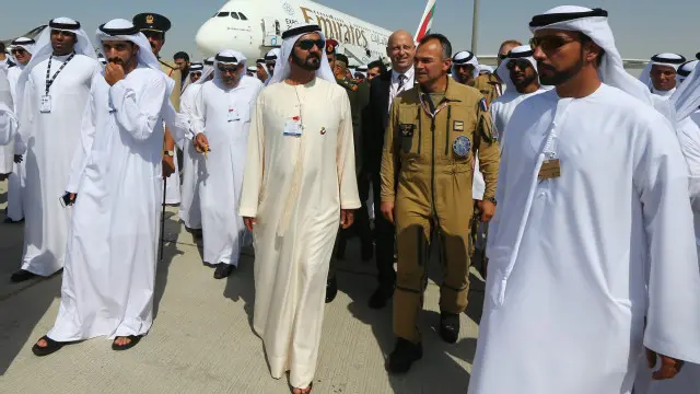 افتتح الشيخ محمد بن راشد آل مكتوم، حاكم إمارة دبي ورئيس الوزراء الإماراتي، معرض هذا العام