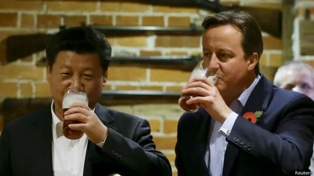 自去年中国国家主席习近平访问英国以来，中英两国官员常用“黄金十年”来形容伦敦与北京的关系。