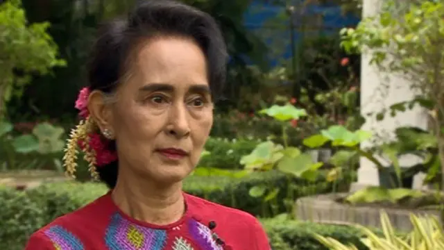 ပြည်သူတွေက သူတို့လိုချင်တဲ့ အပြောင်းအလဲကို သူတို့ပဲ လုပ်ရမှာလို့ ဒေါ်အောင်ဆန်းစုကြည် ပြော။