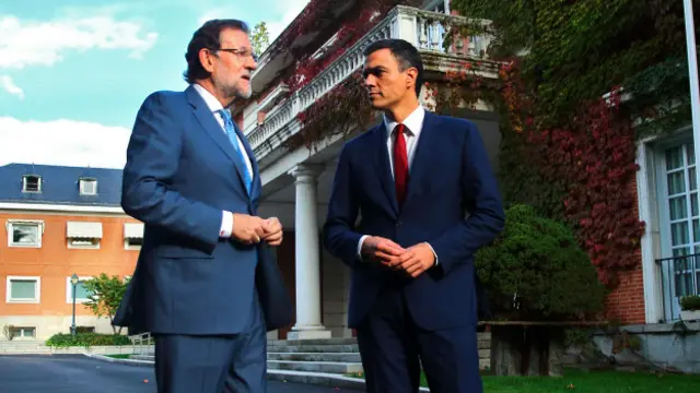 Mariano Rajoy y Pedro Sánchez