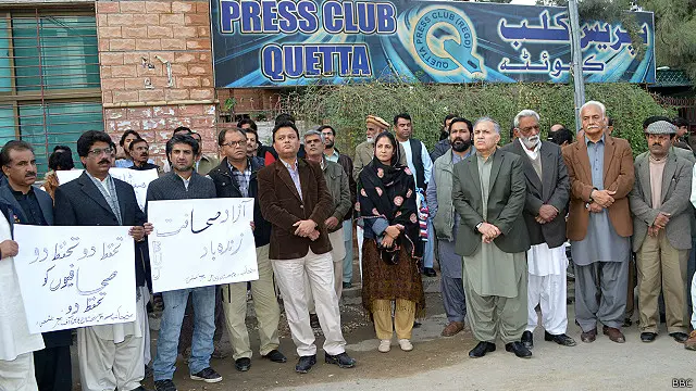  بلوچستان مجموعی طور پر اب تک تشدد کے واقعات میں 35سے زائد صحافی مارے گئے ہیں