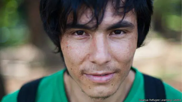 Khadim Dai, salah satu pencari suaka beretnis Hazara, di Cisarua, Bogor.