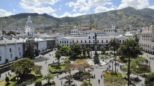 历史名城
厄瓜多尔首都基多是巡游列车安第斯山脉旅程的起点。（图片来源：AFP/Getty）
