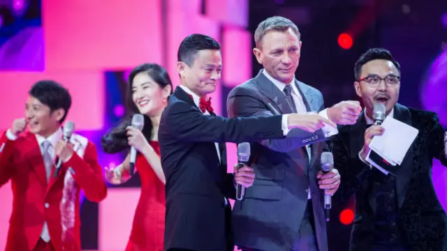 Дэниел Крейг и Джек Ма