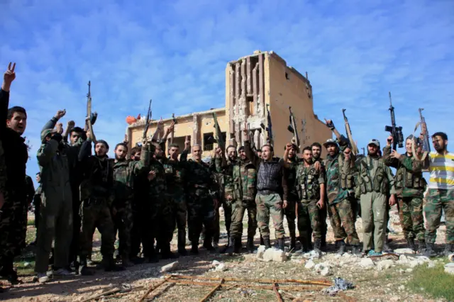 اسد کے فوجیوں نے، جنھیں شیعہ تنظیم حزب اللہ ت اور ایران کی حمایت حاصل تھی، شام کے جنوب میں واقع اہم شہر حلب سے تقریباً 25 کلومیٹر کے فاصلے پر واقع ایک علاقے الحیدر کا ’مکمل کنٹرول‘ سنبھال لیا ہے