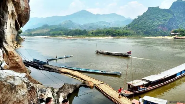 在老挝游览湄公河。（图片来源：Matt Long）