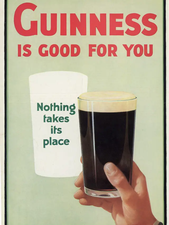 Реклама пива "Гиннесс": "Гиннесс" - это благо для тебя. Ничто не займет его место"