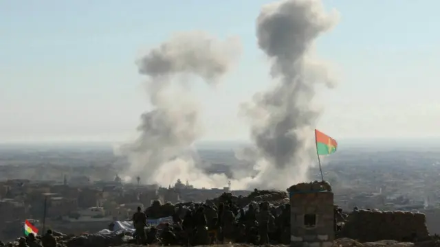 Bom pasukan koalisi Sinjar