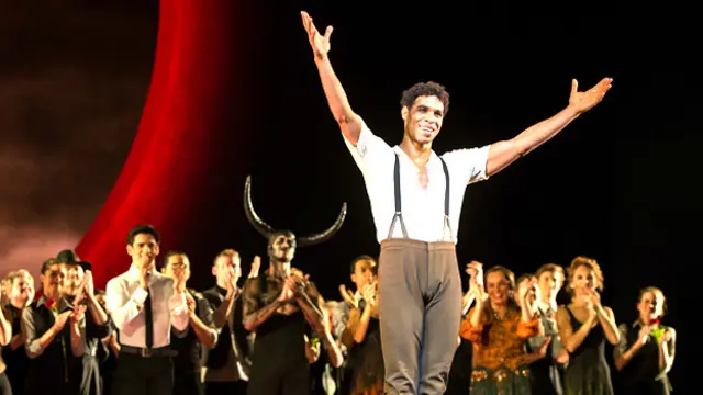 Carlos Acosta tras su última actuación en el Royal Opera House