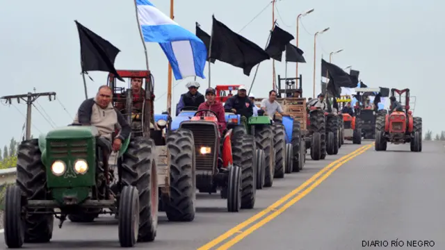 Protesta de agropecuarios