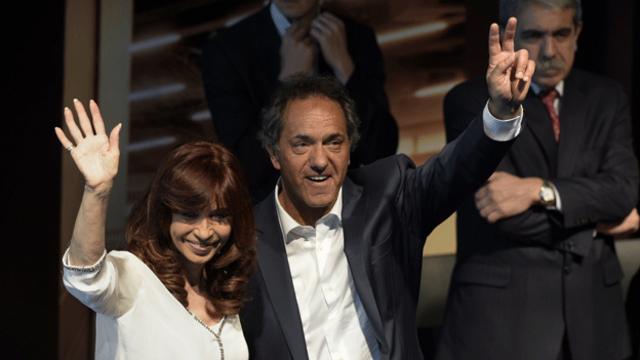 Daniel Scioli y Cristina Fernández de Kirchner
