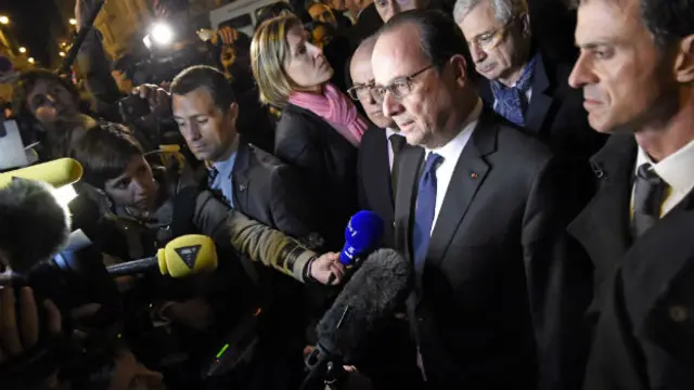 फ़्रांस के राष्ट्रपति फ़्रांस्वा ओलांद 