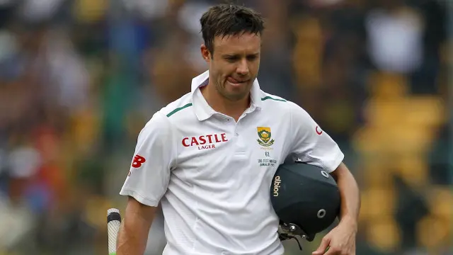 اس میچ کی دونوں اننگز میں ڈی ویلیئرز کوئی بڑی اننگز کھیلنے میں ناکام رہے