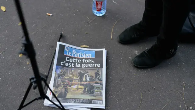 पेरिस हमला मीडिया में