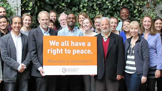 (Conciliation Resources) په لندن کې مېشت یو مشورتي سازمان دی، چې له تېرو څه باندې ۲۰ کلونو راهیسې په نړۍ کې د سولې راتلو بهیر او ملاتړ کې کار کوي.