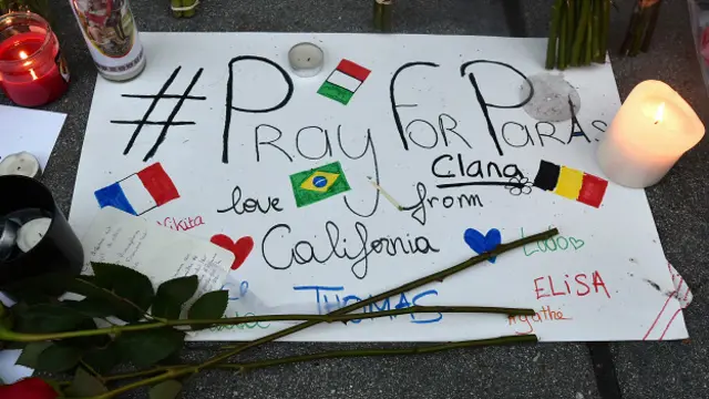 Плакат со словами поддержки