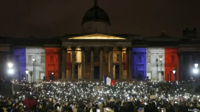 倫敦特拉法加廣場（11月14日）
