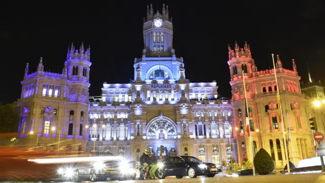 سپین کے دارالحکومت میڈرڈ کا ٹاؤن ہال۔