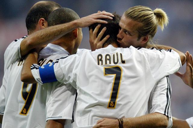 Raúl formó parte del Real Madrid de los galácticos junto a figuras como Ronaldo, David Beckham, Zinedine Zidane y Luis Figo.