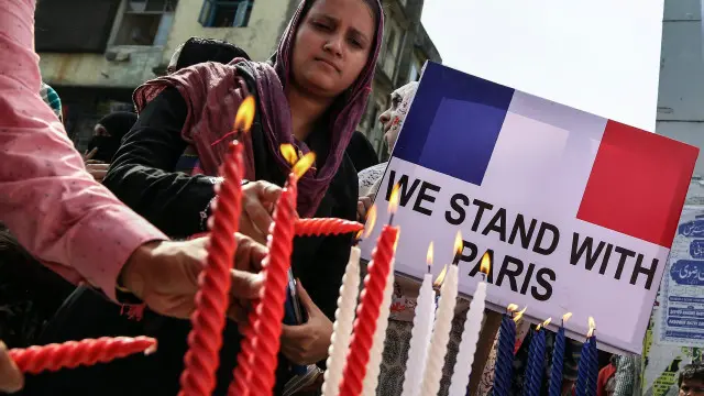 Акція на підтримку парижан