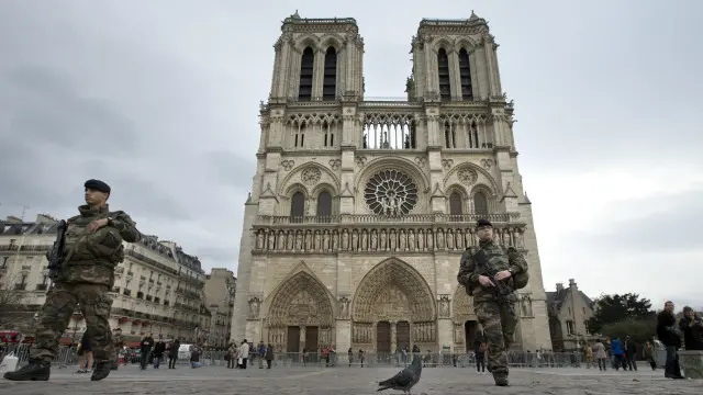 Нотр Дам солдаты
