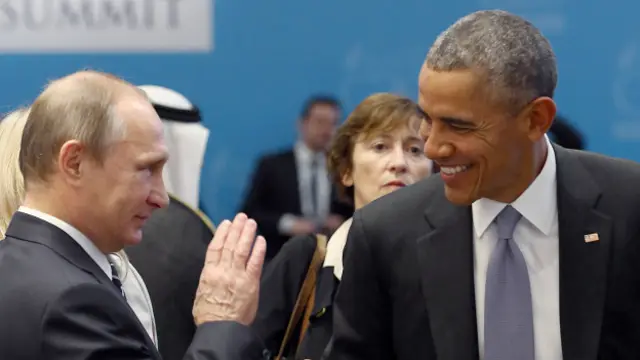 Обама и Путин