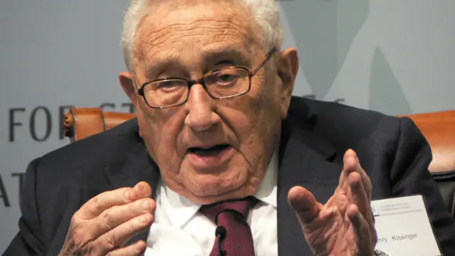 美国前国务卿基辛格(Henry Kissinger)