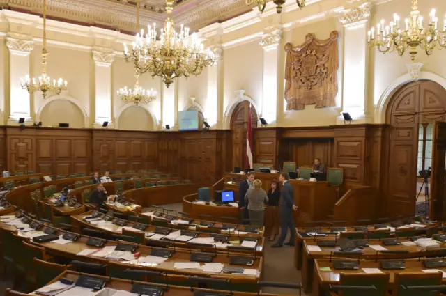 Зал заседаний Сейма Латвии