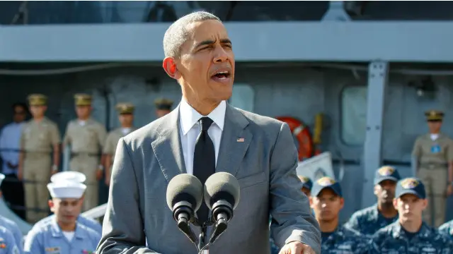 آقای اوباما گفت نمی توان سیاست های کشور را "درحالت هراسان یا با اغراق خطرها تنظیم کرد"