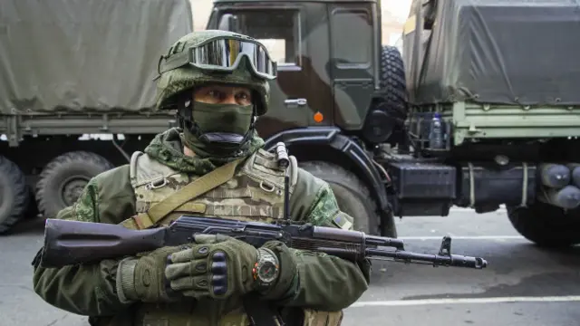 Солдат В Донбассе