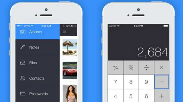 Las “apps fantasma” tienen la apariencia de aplicaciones normales como una calculadora. (Foto: Apple Store)