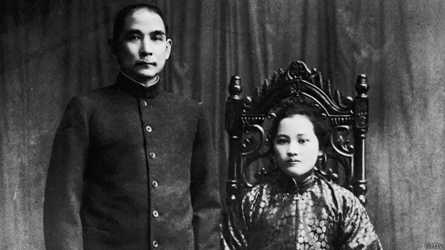 Сунь Ятсен с женой Розамундой