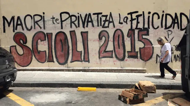 Grafitti de Scioli