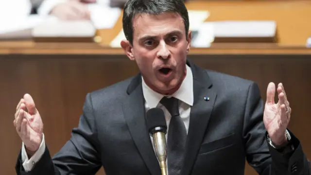 瓦尔斯对议员说，恐怖主义袭击了法国，不是因为法国在伊拉克和叙利亚的行为所致…