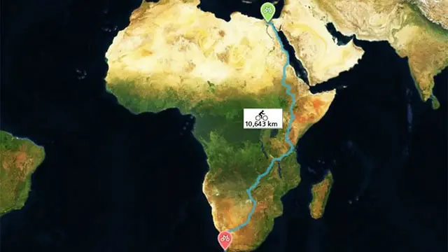 La expedición Carocap recorrió desde el norte de África hasta el sur.