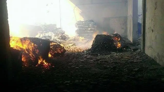 آگ لگنے سے فیکٹری کا 70 فیصد سے زائد حصہ جل کر تباہ ہوگیا تھا
