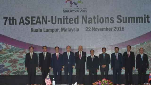 东盟十国签署了建立共同体的宣言。