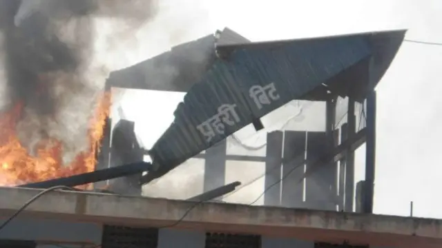 नेपाल में हिंसक प्रदर्शन