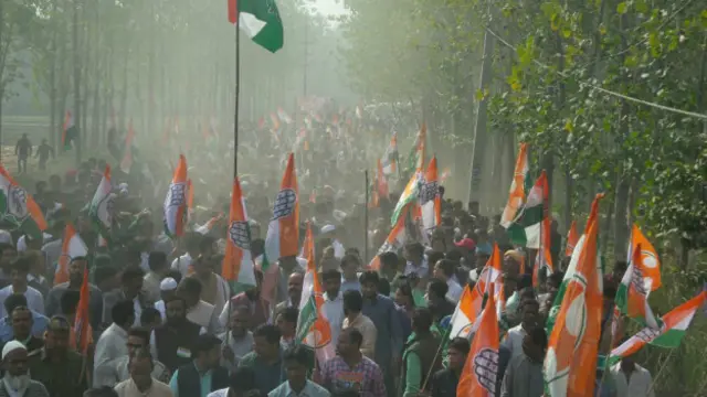 राहुल गांधी पदयात्रा