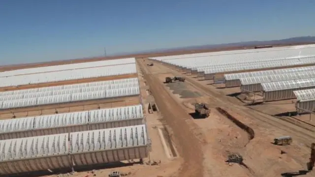 मोरक्को सौर्य ऊर्जा प्लांट