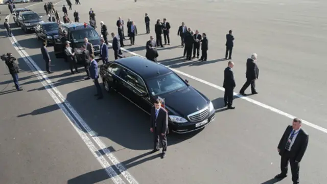 آقای پوتین امروز از طریق فرودگاه مهرآباد وارد تهران شد