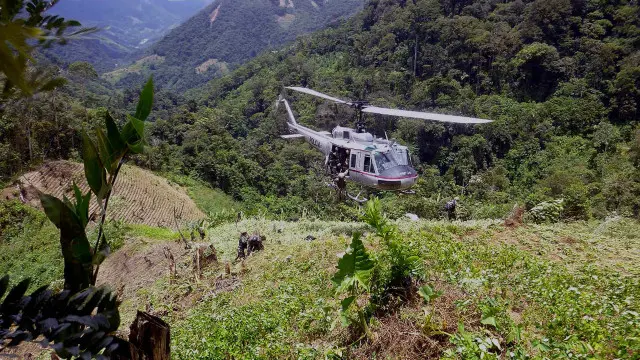Las autoridades peruanas no han forzado la erradicación de la droga en el valle del Vraem. 