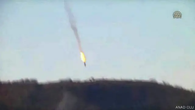 'ලටාකියා' පළාතේ කඳුකර ප්‍රදේශයකට රුසියානු යානය කඩා වැටෙන ආකාරය වීඩියෝ දර්ශනයක ඇතුළත් වේ