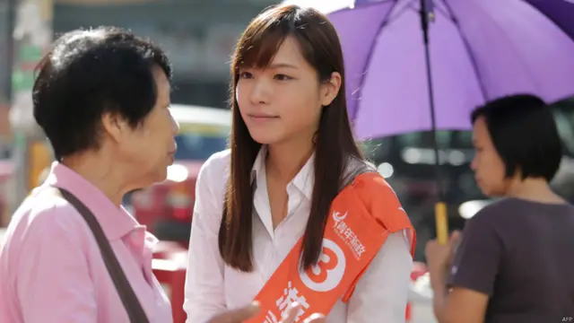 游蕙祯今年25岁，在九龙西的选举中胜出，是受到瞩目的政治新人之一。