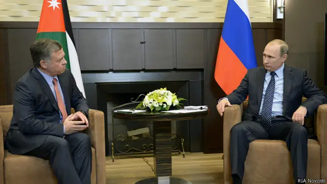 Путин и король Абдалла