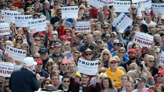 ترامب في كلمة لمؤيديه في نورفولك بولاية فيرجينيا