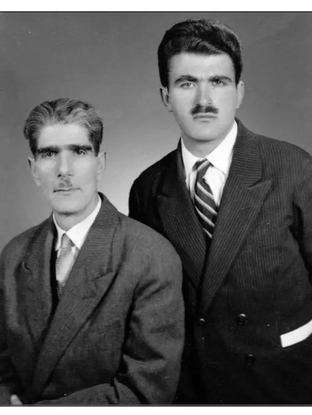 همراه پدر- عکس از آرشیو خانوادگی غلامحسین ساعدی