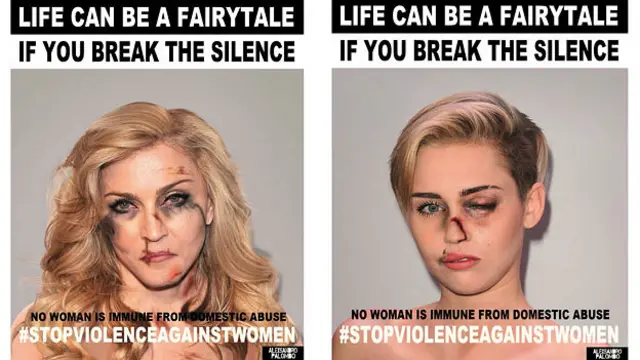 Con la campaña "#BreakTheSilence: la vida puede ser un cuento de hadas, si se rompe el silencio" quiere animar a las víctimas a que denuncien. "Nadie es inmune, incluso aunque vivas en un cuento de hadas como los famosos".